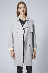 soft bonded trench coat